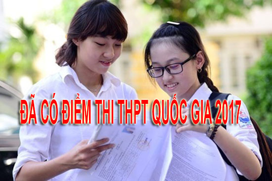 Tỉnh đầu tiên công bố điểm thi THPT quốc gia năm a2017