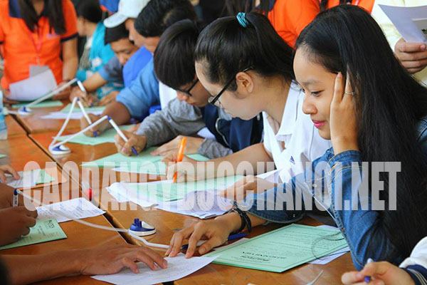 Hướng dẫn cách ghi phiếu điều chỉnh nguyện vọng năm 2017 