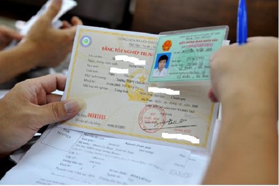 Thông báo nhận bằng tốt nghiệp trung học phổ thông trên toàn quốc