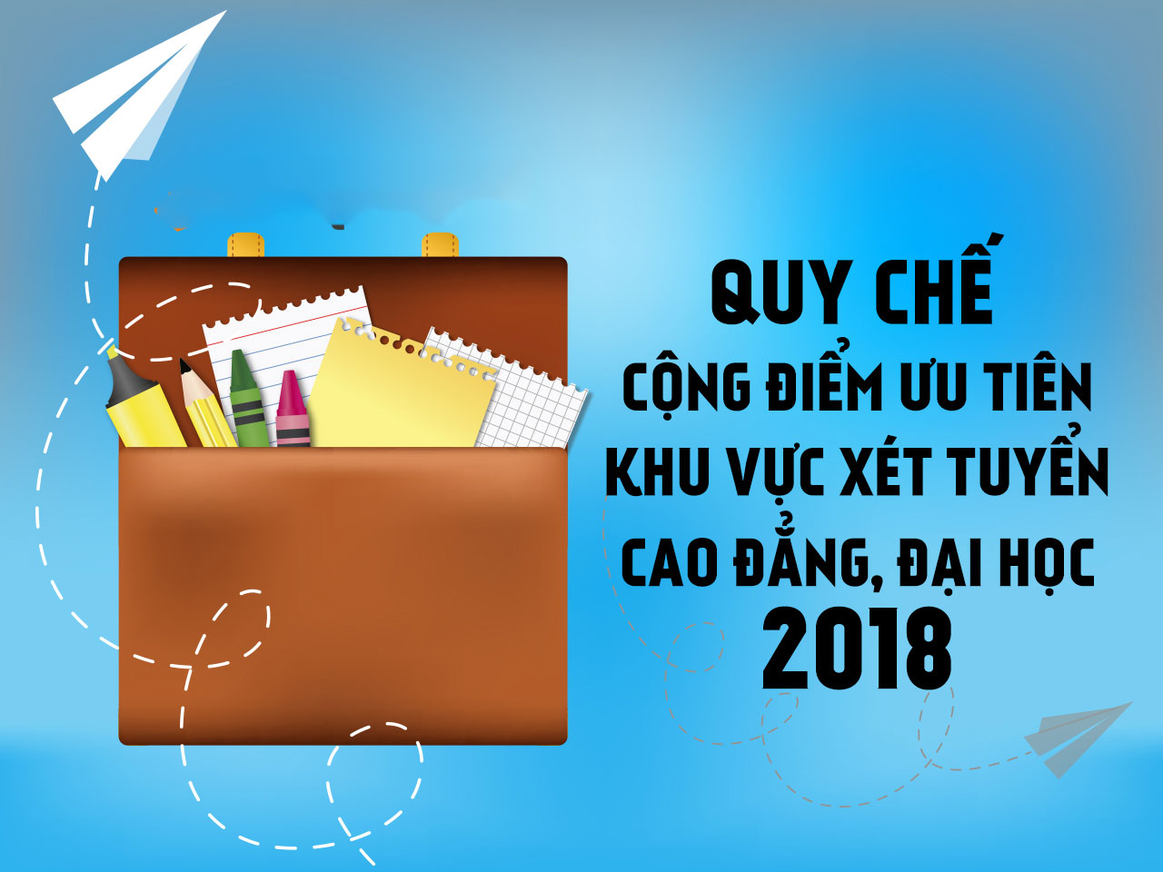 Cách cộng điểm ưu tiên Đại học năm 2018
