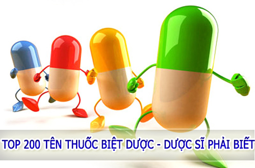 Danh sách tên thuốc biệt Dược sinh viên Cao đẳng Dược cần ghi nhớ
