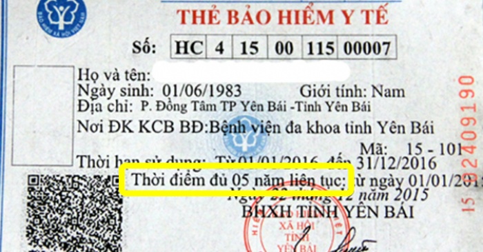 Những quyền lợi khi tham gia bảo hiểm y tế 5 năm liên tục