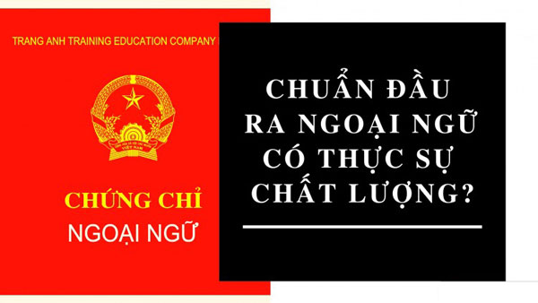 Các Trường Đại học có thực sự nâng cao chất lượng khi áp dụng chuẩn đầu ra Ngoại ngữ?