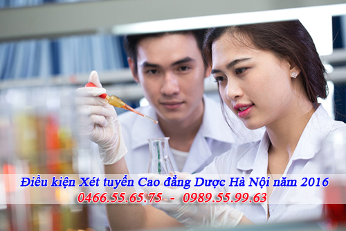 Điều kiện Xét tuyển Cao đẳng Dược Hà Nội năm 2016