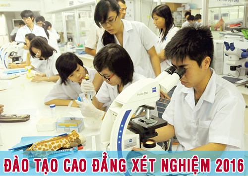 Mức điểm xét tuyển Cao đẳng Xét nghiệm năm 2016