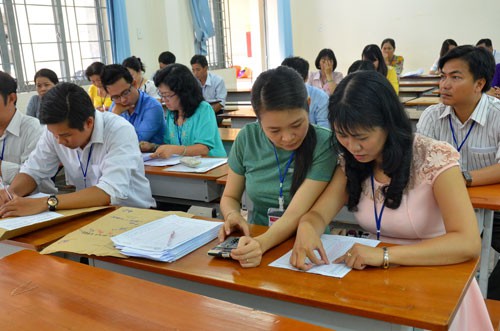 Băn khoăn chấm thi theo cụm