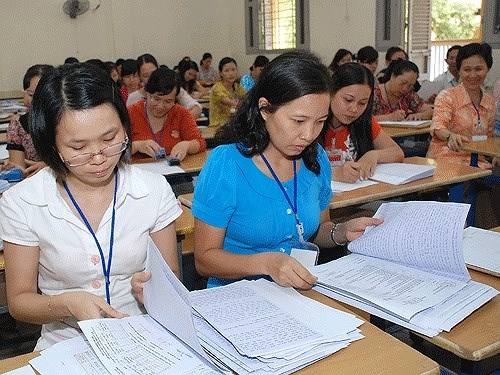 Thành lập tổ chấm thi trắc nghiệm liên tỉnh