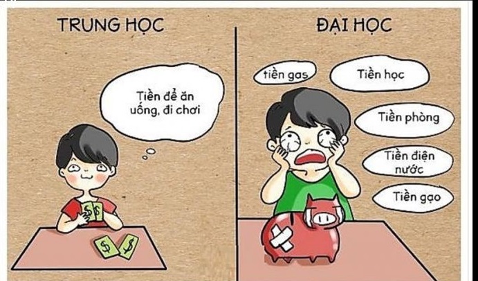 8x, 9x chỉ tiêu 2 triệu đồng/ tháng nhưng sinh viên thời nay cần bao nhiêu tiền mới đủ?