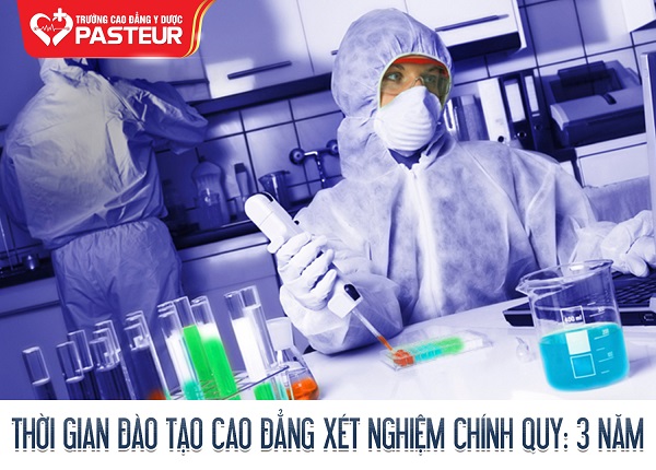 Chuyên ngành Xét nghiệm đào tạo trong thời gian 3 năm