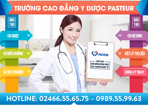 Trường Cao đẳng Y Dược Pasteur với chương trình đào tạo đạt chuẩn