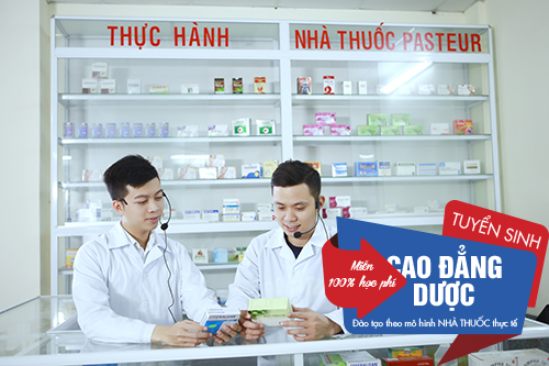 Miễn giảm 100% học phí theo học Cao đẳng Dược Hà Nội năm 2019