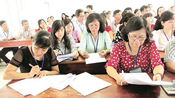 chấm thi trong kỳ thi THPT Quốc gia năm 2019