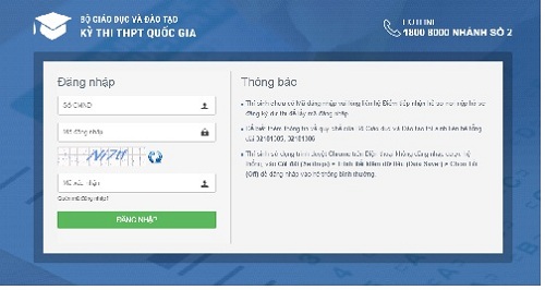 Cổng thông tin tuyển sinh 