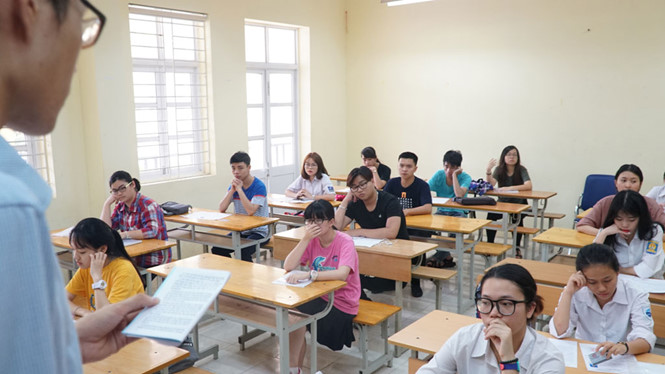 Chặt chẽ về xếp phòng thi, nhất là với thí sinh tự do