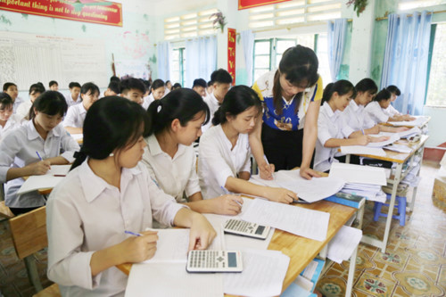 Thí sinh không được xét tốt nghiệp nếu không dự đủ số bài thi tổ hợp