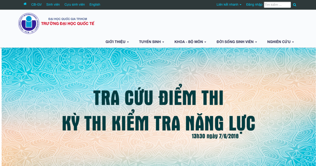 Trường đầu tiên công bố điểm thi vào Đại học năm 2018
