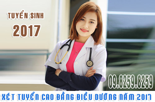 Chỉ tiêu tuyển sinh Cao đẳng Điều dưỡng năm 2017